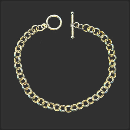 Silver Rolo Chain Bracelet