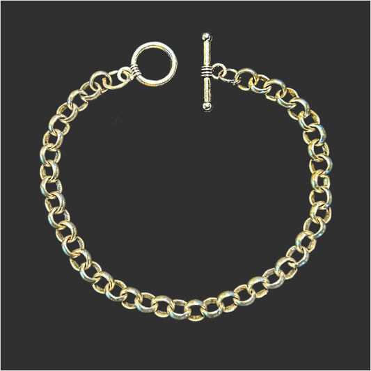 Silver Rolo Chain Bracelet