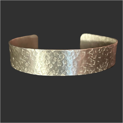 925 Sterling Silver Wide 1/2" Cuff Bracelet