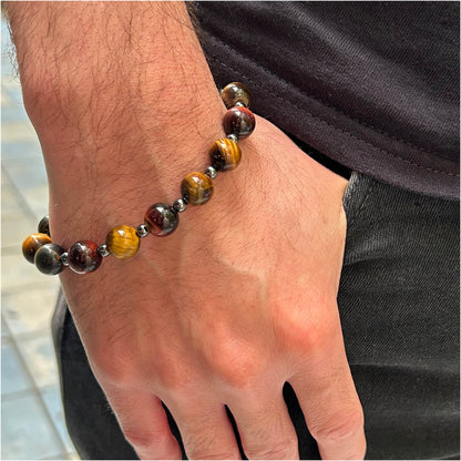 MIxed Tigers Eye Bracelet