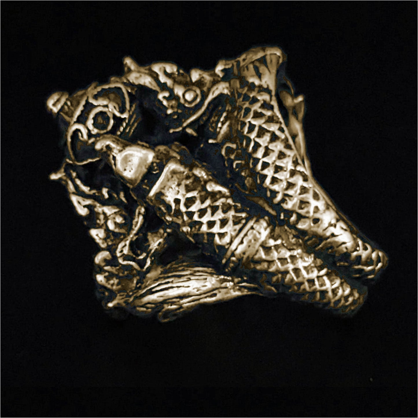 Ultra-Dramatic Ring Dragon. Silver or Bronze. Hip hop. Goth. Boho.