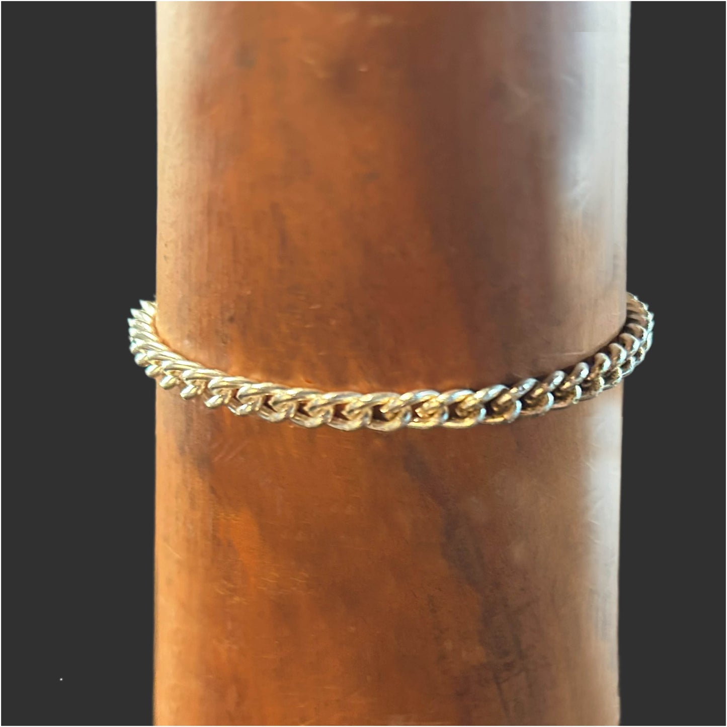 Silver Cuban Chain Bracelet