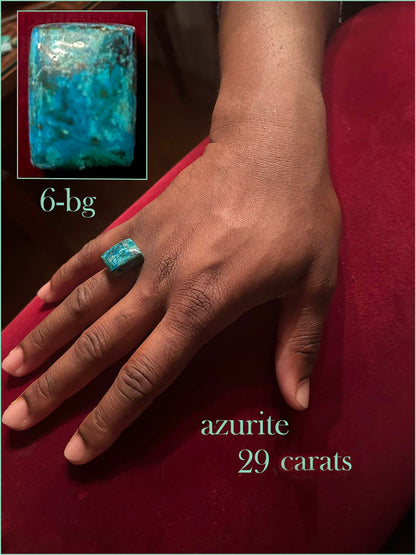  Analyzing image     6bgazuriteuse  2640 × 3521px  Azurite gemstone ring. handmade Mens ring. Turquoise ring. Rapper ring. Pinky ring. 