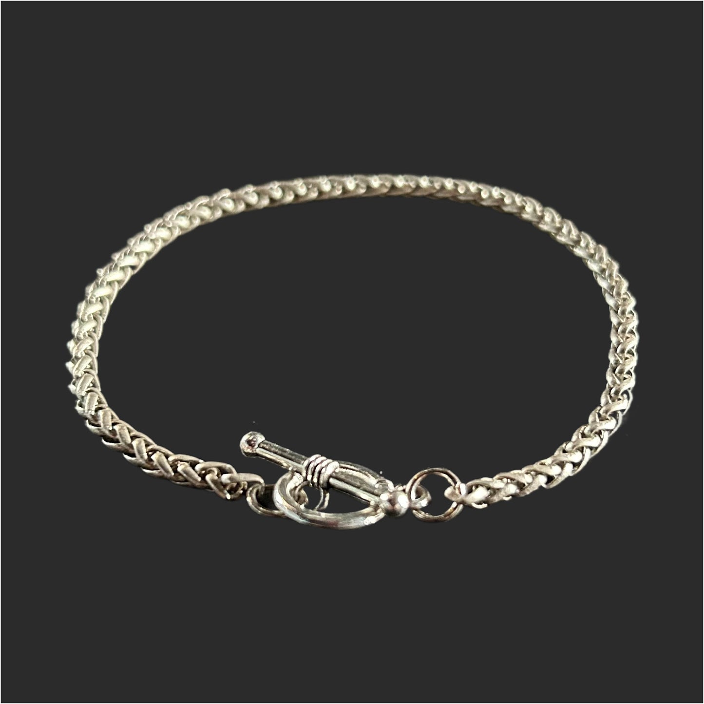 Silver Rolo Chain Bracelet (Copy)