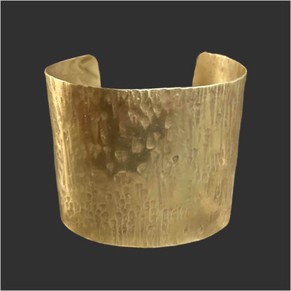 Wide 2" Golden Cuff Bracelet