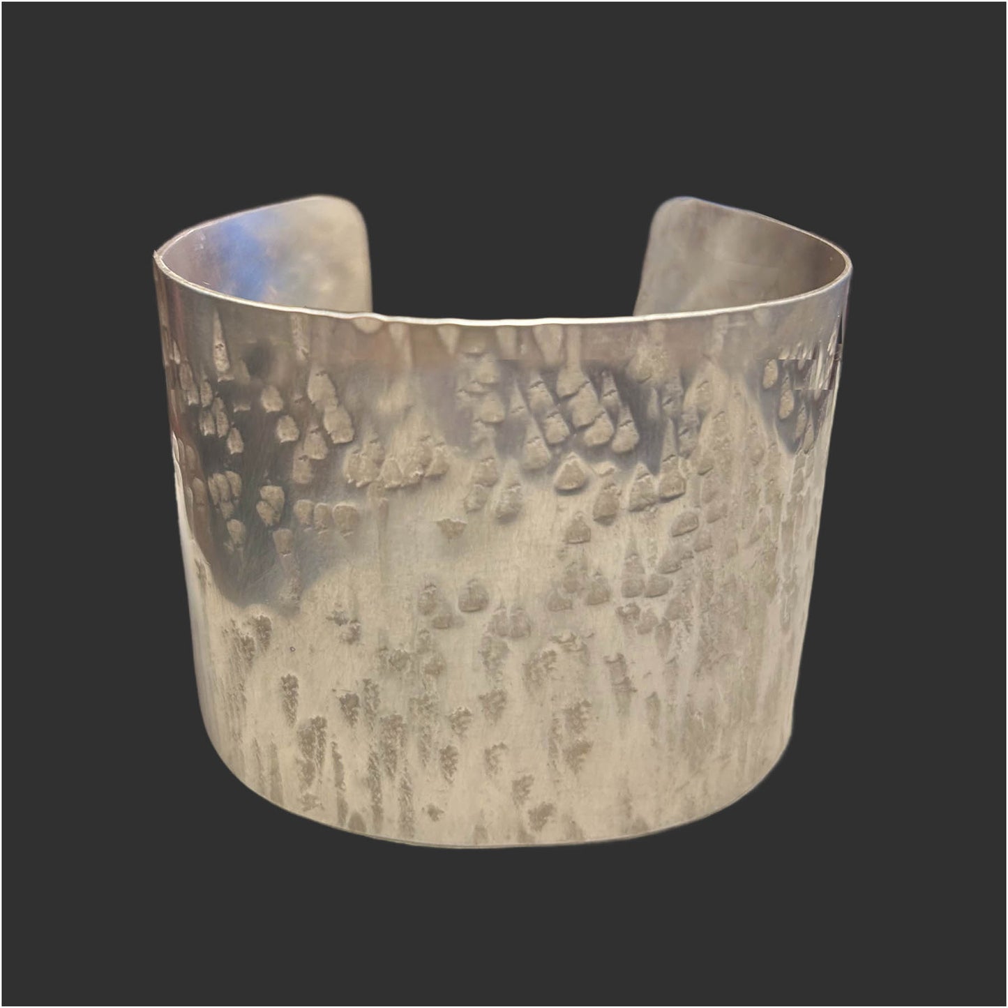 925 Sterling Silver Wide 2" Cuff Bracelet